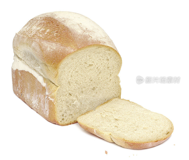 切成薄片的白面包