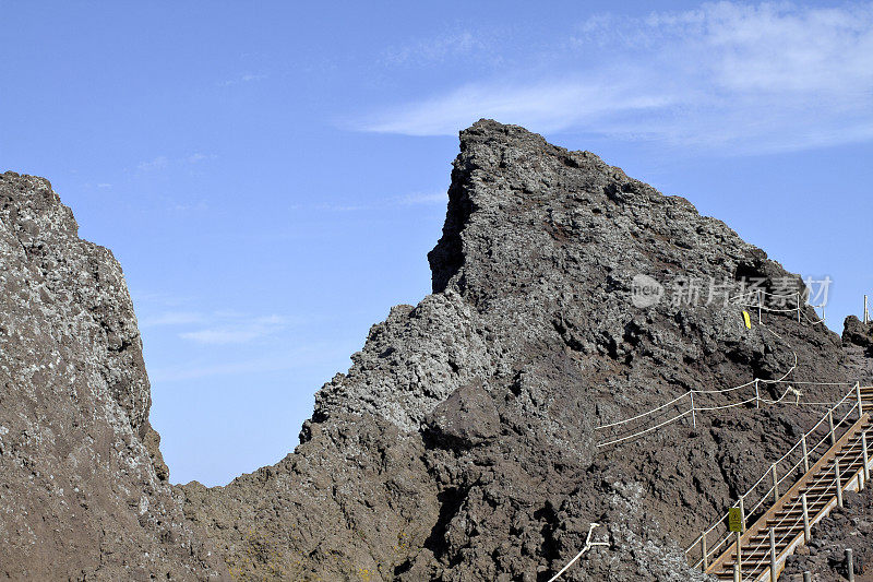 维苏威火山东南墙火山口