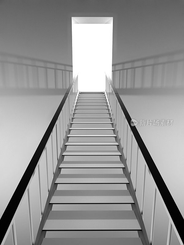 抽象楼梯