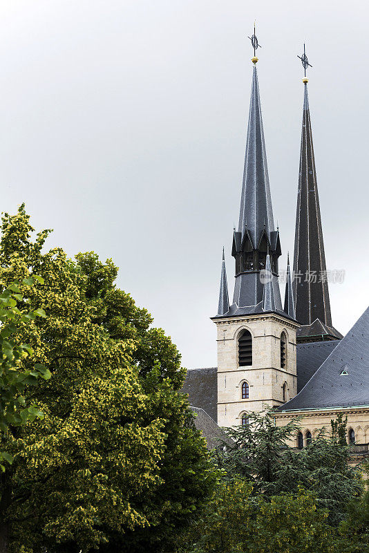 卢森堡城的大教堂