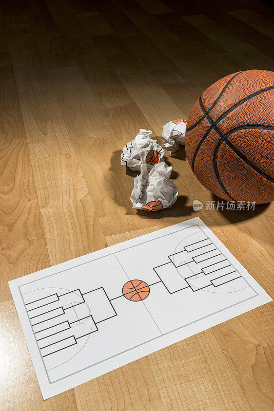 试着在纸上填大学篮球联赛的排名