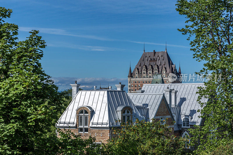 芳堤纳克城堡，魁北克市，加拿大