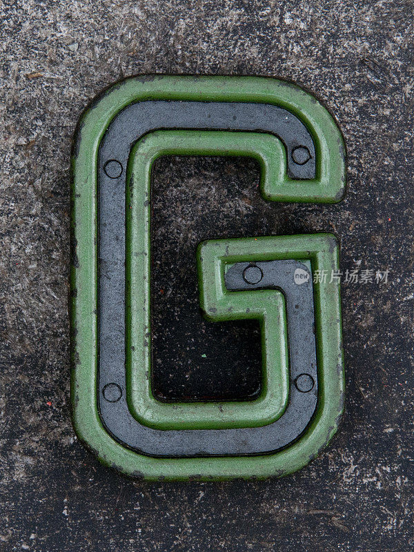 字母g绿色