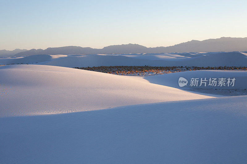 白沙日落