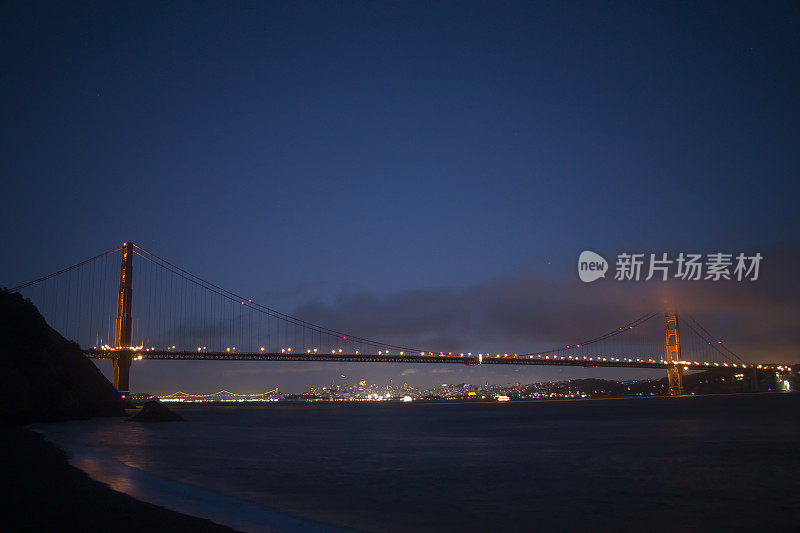 金门大桥夜景