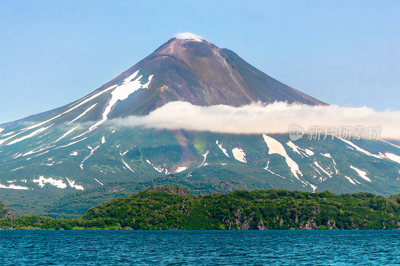 堪察加半岛的伊林斯基火山