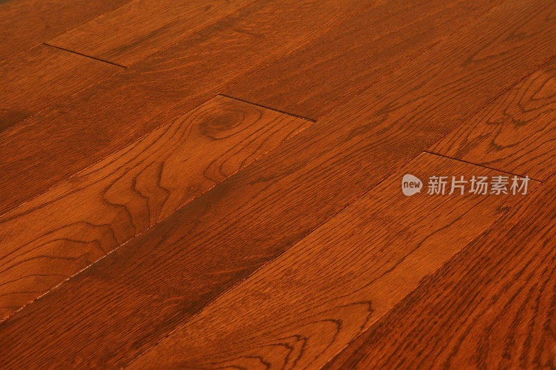 深色枪托染色橡木硬木地板-角度视图