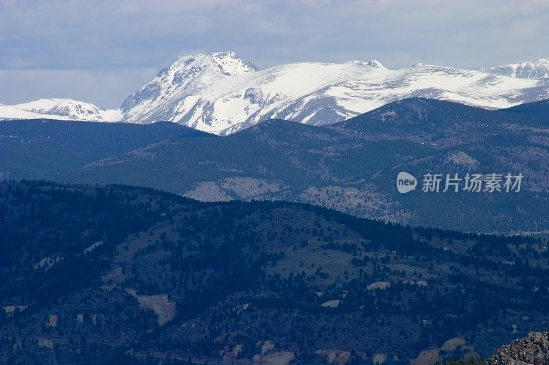 埃文斯山和大陆分水岭