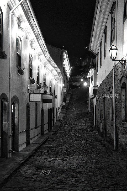 巴西乌罗普雷托的街道