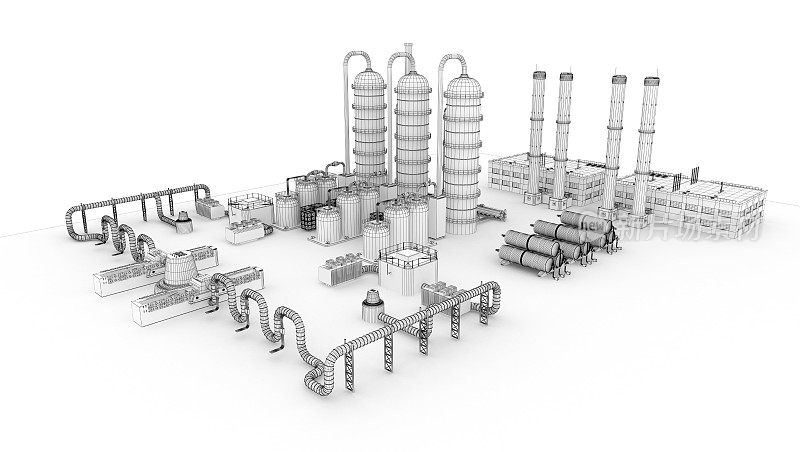 3D草图工业储油罐2