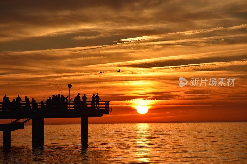 太阳在波罗的海落下