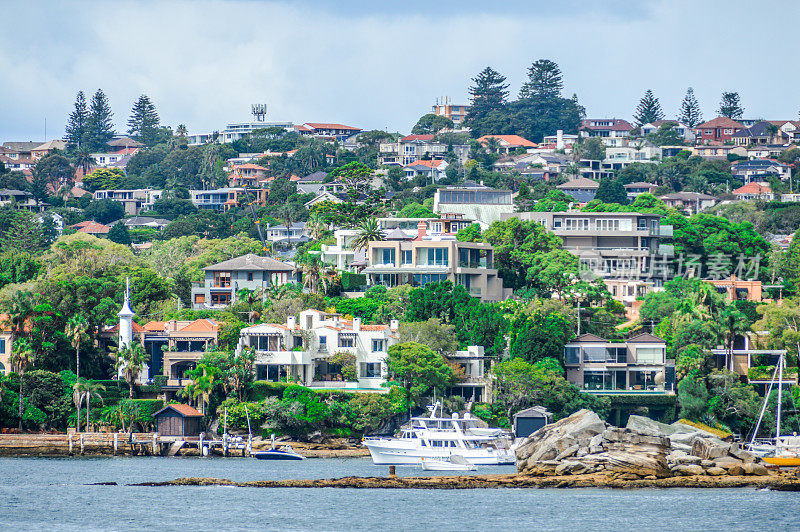 悉尼港沿岸的住宅楼