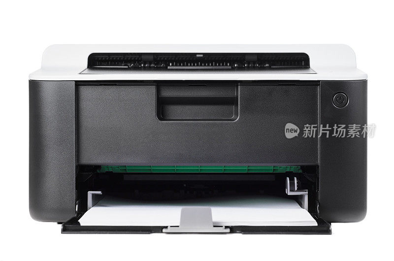 紧凑的打印机孤立