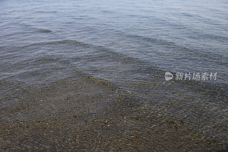 浅海的水面纹理背景