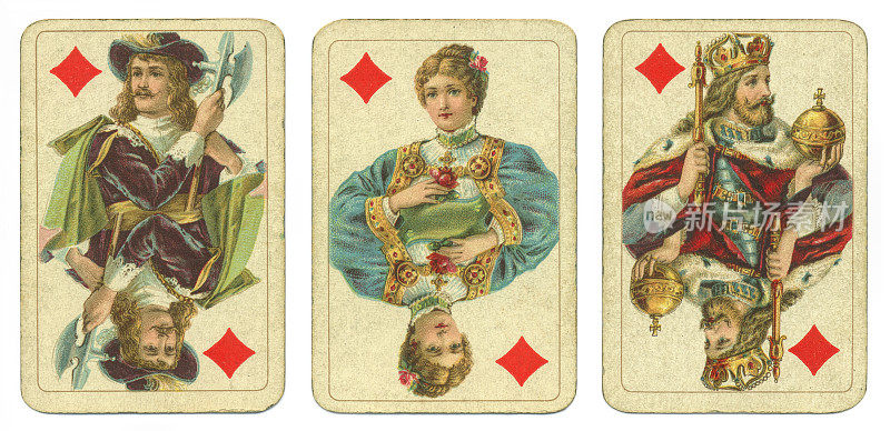 19世纪德国的扑克牌