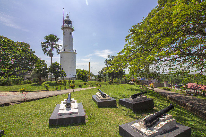 古老的奥尔廷斯堡灯塔是马来西亚雪兰莪的旅游景点