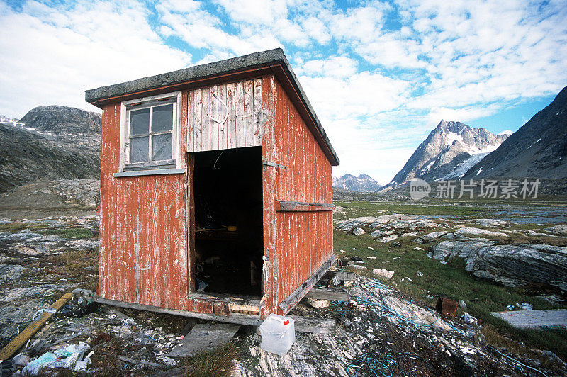 格陵兰岛的红色避难所