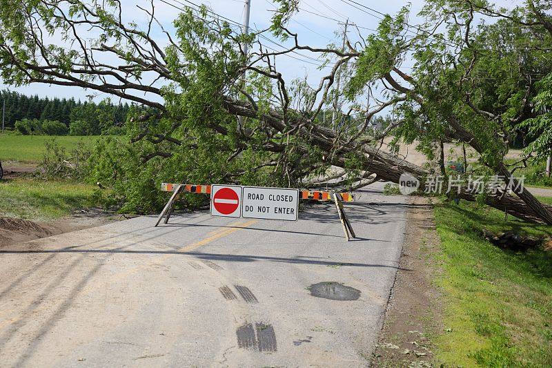 道路指示标志封闭