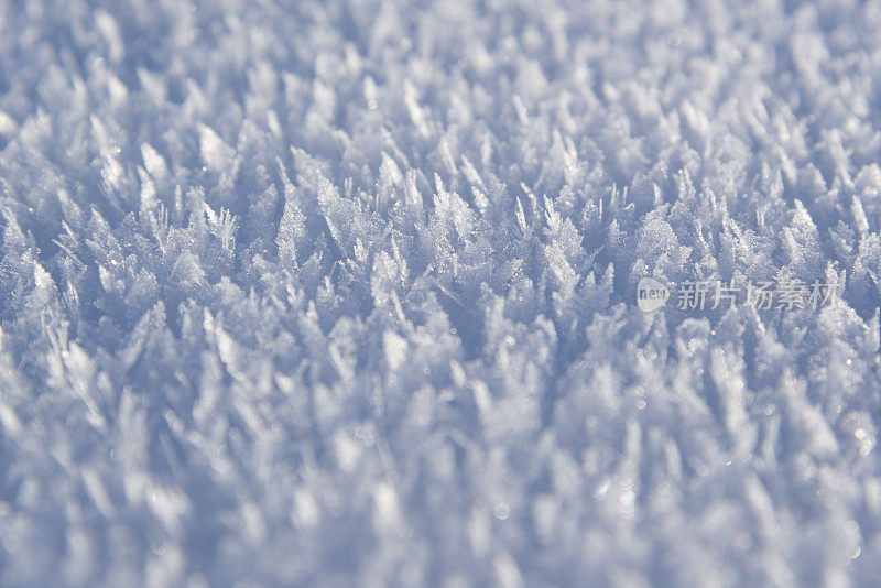 近距离雪晶