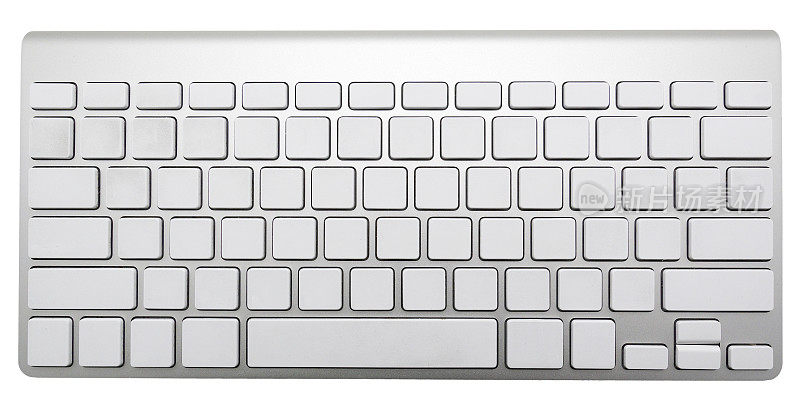 无字白键键盘