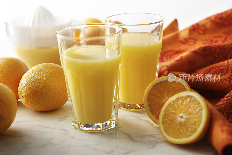 饮料蒸馏:橙汁