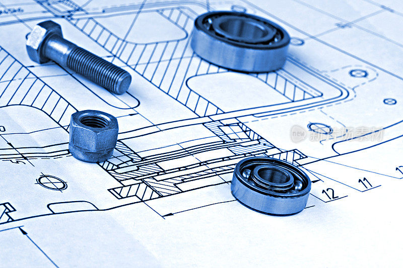 机械图纸和轴承