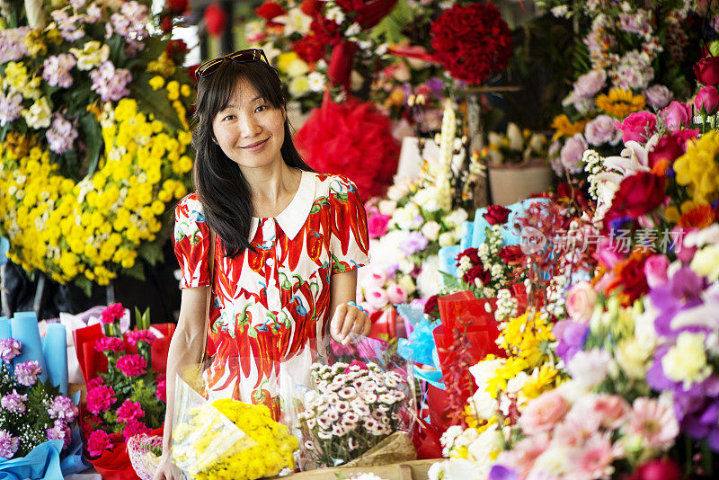 花市中国游客