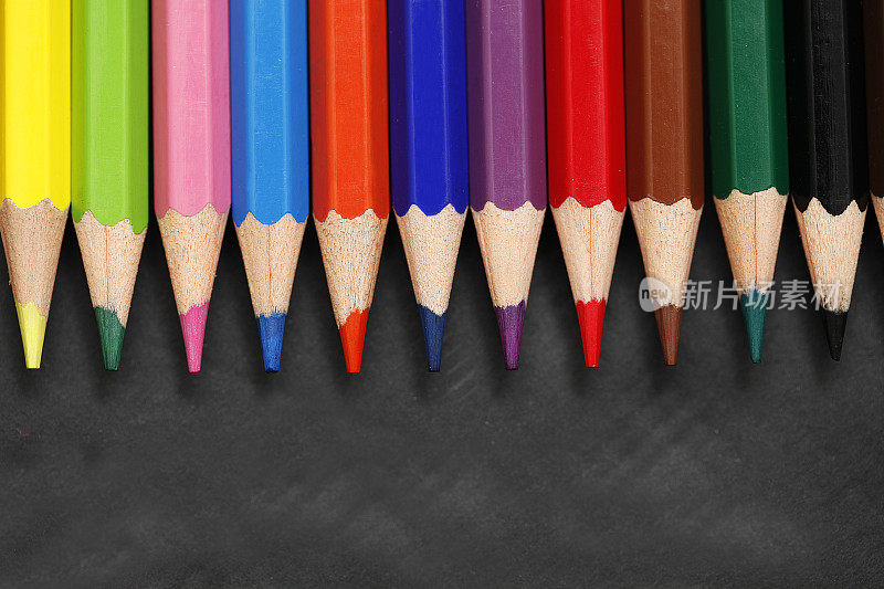 彩色艺术铅笔