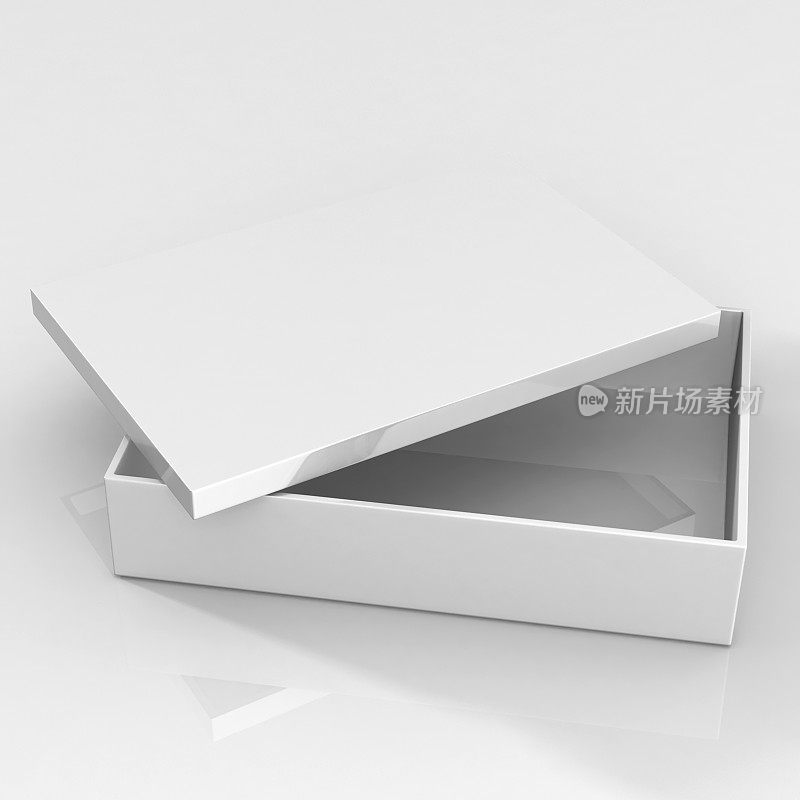 白色包装空白盒