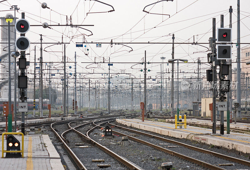 意大利罗马火车站终点站
