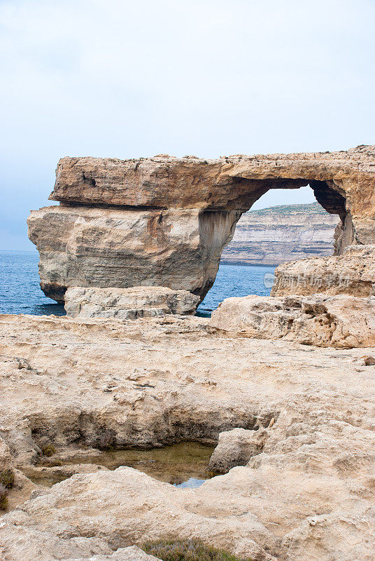 Gozo地标Azure窗口