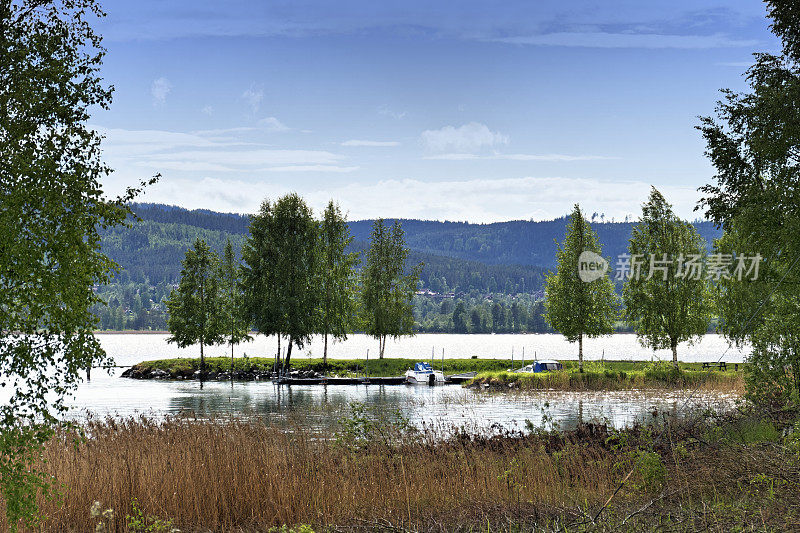 西尔扬湖，位于瑞典中部的达拉那省