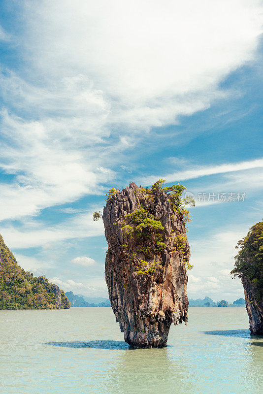 旅游目的地泰国邦德岛喀斯特景观