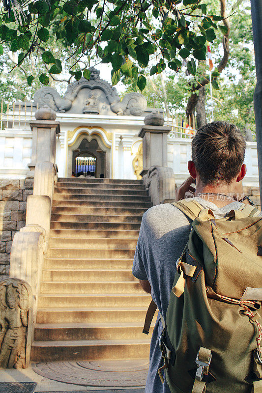 拍摄Anuradhapura，斯里兰卡