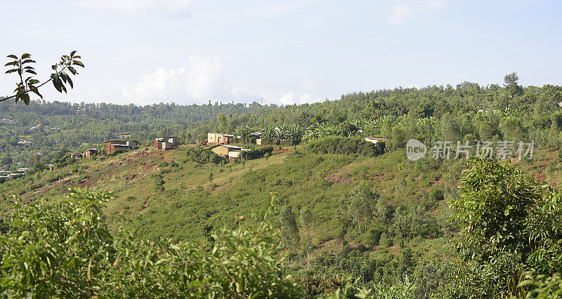 卢旺达基加利南部的乡村