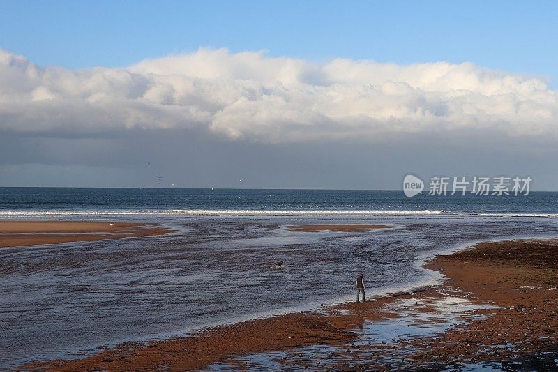 云在海岸线