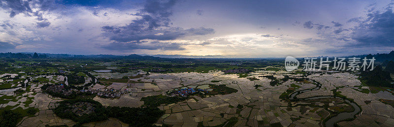 洛湿地公园,麟贵,桂林,广西,中国