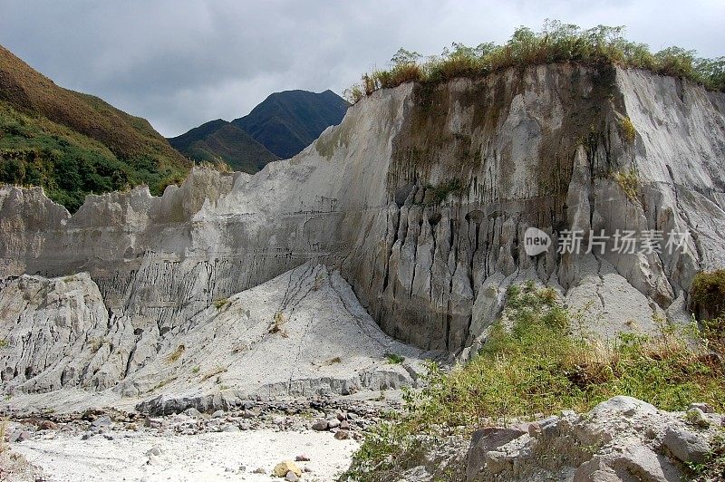菲律宾吕宋岛皮纳图博山的岩层
