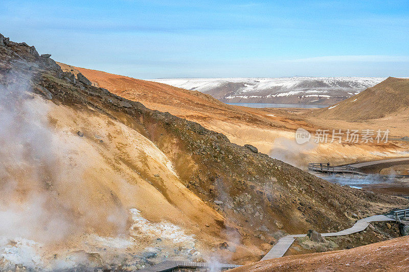 冰岛西南部Krysuvik火山热区