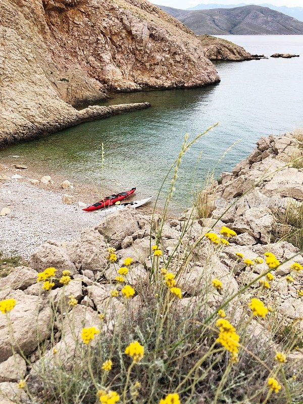 美丽的克罗地亚海岸-皮划艇