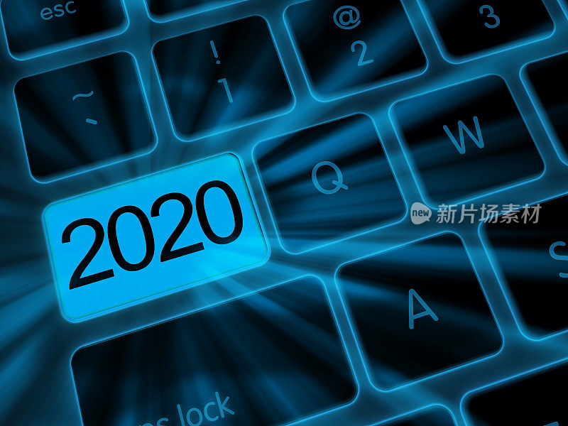 2020电脑键盘上的文字