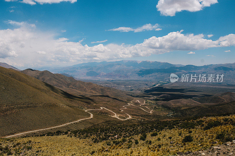 阿根廷的风景鸟瞰图