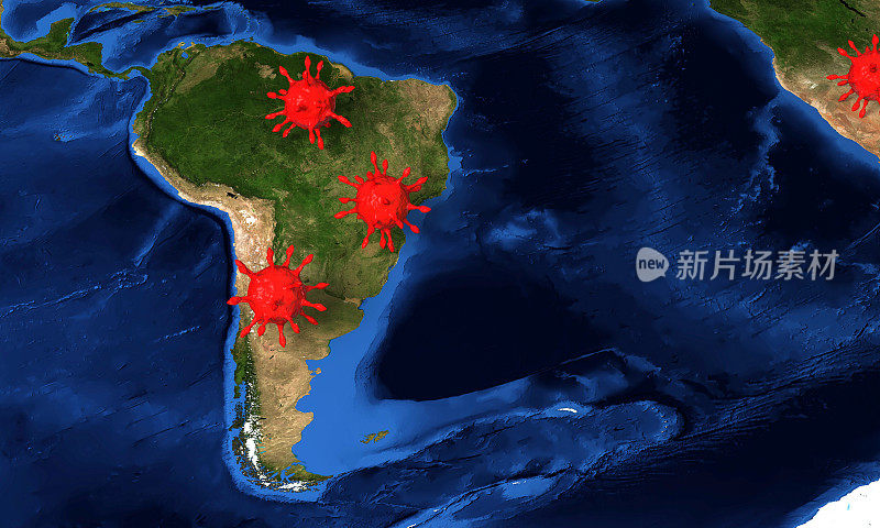 南美洲的冠状病毒