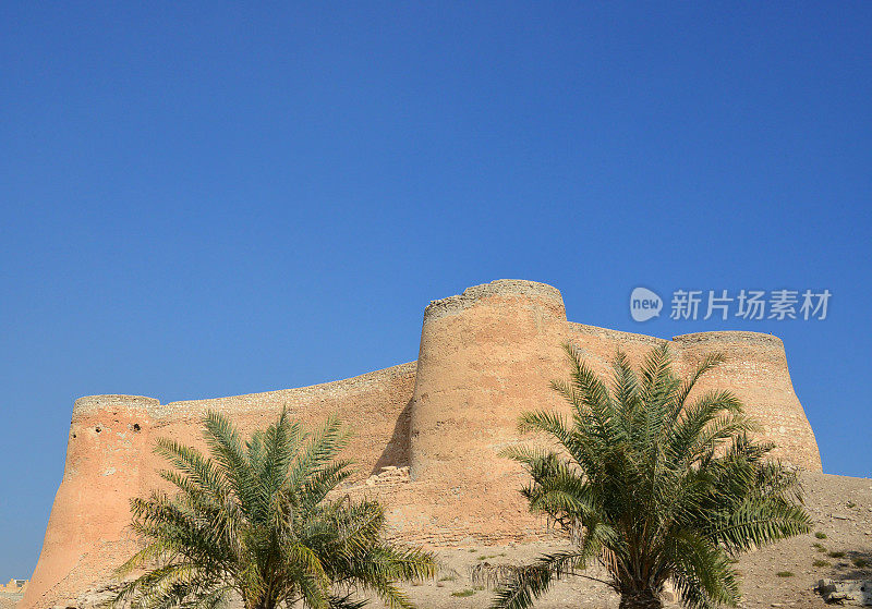 塔鲁特城堡，葡萄牙要塞，塔鲁特岛，达曼，东部省，沙特阿拉伯