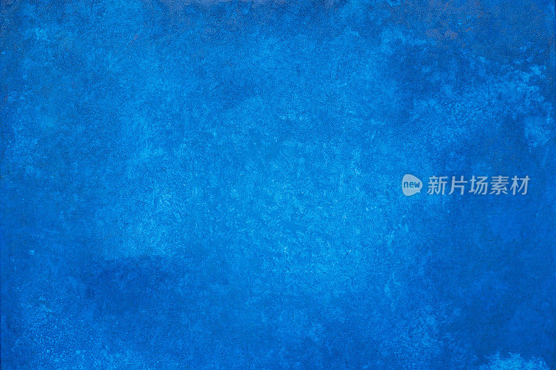 蓝色抽象丙烯酸漆背景