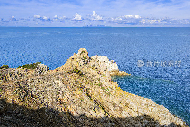 埃尔巴岛(意大利托斯卡纳群岛)的恩弗拉岛