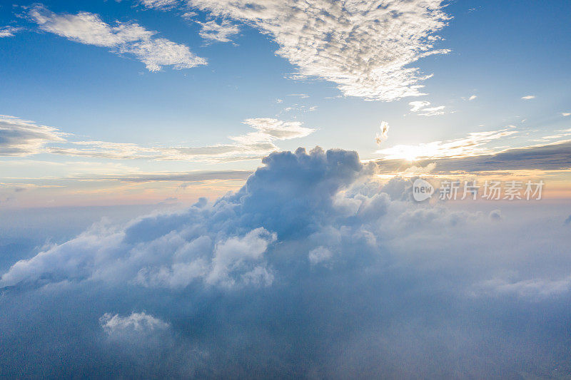 云海的航空摄影