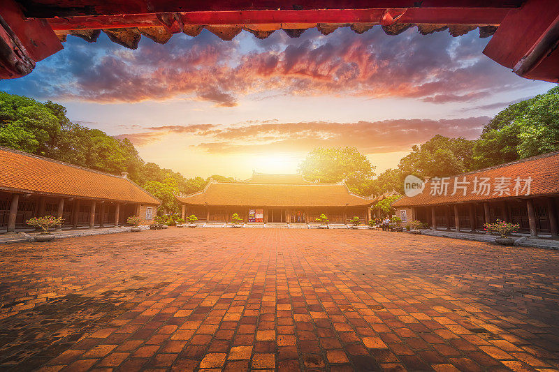 越南河内文庙的风景