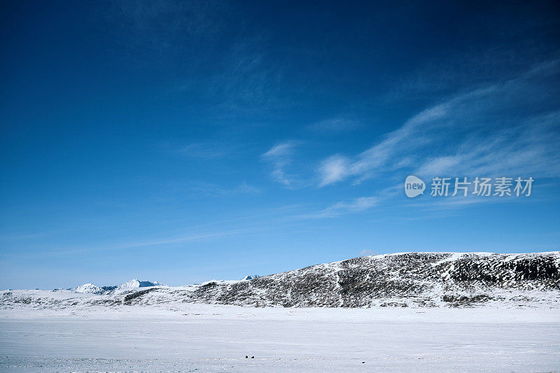 阿拉贝尔高原冬季景观