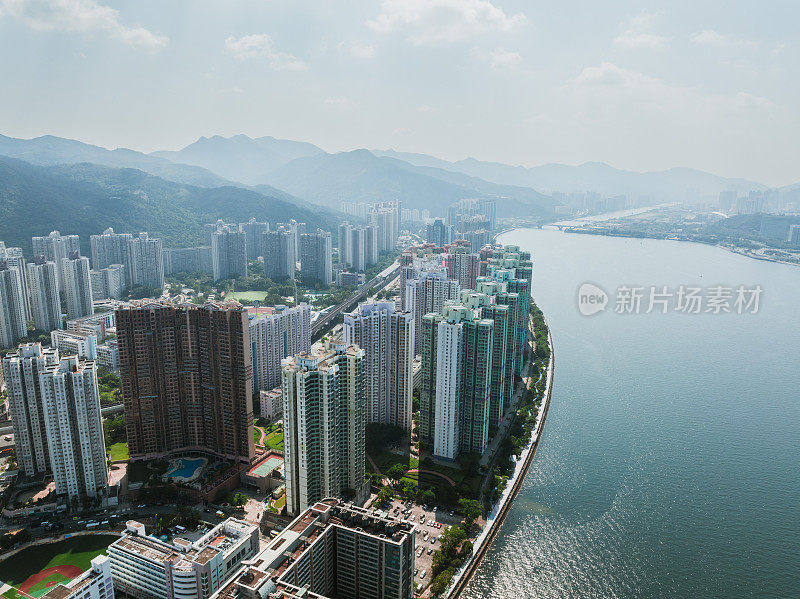 香港马鞍山的居民大厦